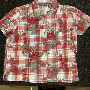 Women’s large Lemon Grass button top